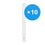 Fordelspakning 10x Philips Corepro PL-L LED 16.5W 2100lm - 865 Daglys | 4-Stift - Erstatter 36W