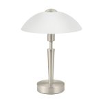 Eglo Bordlampe Solo 1 Stål Sateng Nikkel | IP20 - Egnet for 1x E14 