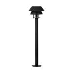 Eglo Sokkelampe Chiappera Stål Svart | 330mm - IP54 - Egnet for 1x E27