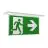 Ansell LED Innfelt Nødskilt Razzo Hvit 4.5W 100lm - 860 daglys | DALI - Selv test