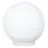 Eglo Bordlampe Rondo Plast Hvit | Egnet for 1x E27