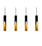 Eglo Pendel Lampe Barbotto Stål Svart, Gull 18W 1380lm - 830 Varm Hvit | Egnet for GU10