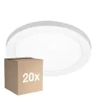 Fordelspakning 20x Noxion LED downlight Ecowhite Hvit 18W 1530lm 110D - 830 840 860 Innstillbar Hvit | 217mm - Utskjæring 55-175mm - dimbar